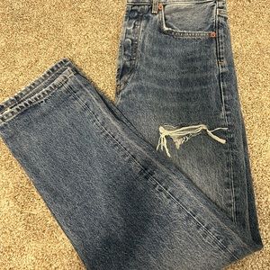 Urban Outfitters straight & relaxed ripped jeans